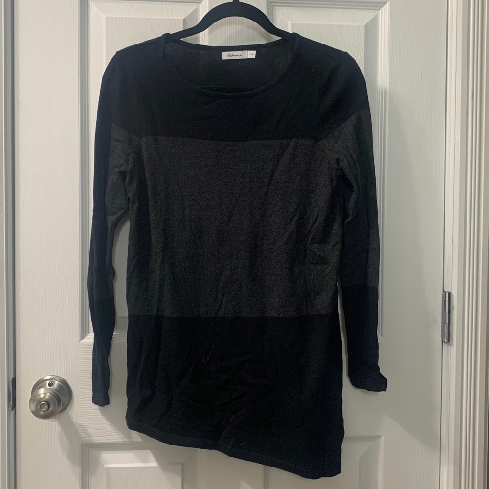 Reitmans Black and Gray Sweater